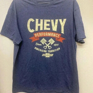 🆕NWOT Sonoma Chevy Chevrolet Blue Men T-Shirt XL🆕